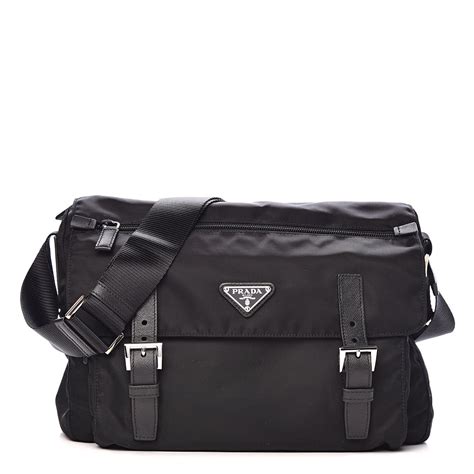 prada tracolla tessuto bag|PRADA Nylon Vela Tracolla Messenger Bag Black.